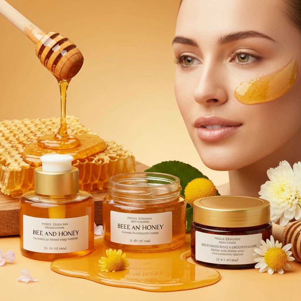 Natural honey and bee-powered skincare