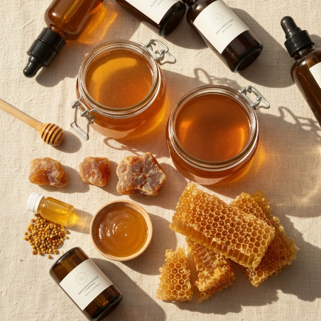 Natural bee skincare ingredients